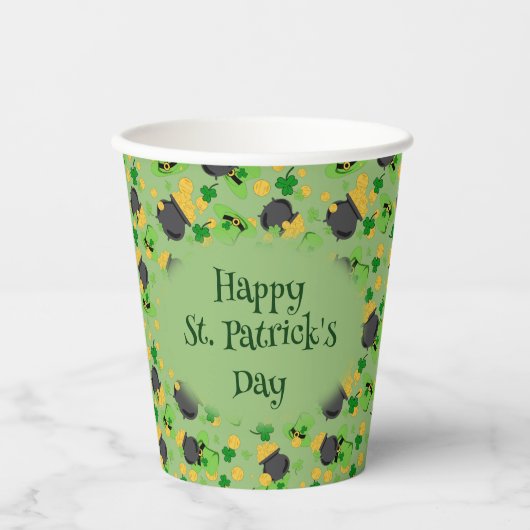 Cutesy Luck für den Irish Paper Cup Pappbecher (Vorderseite)