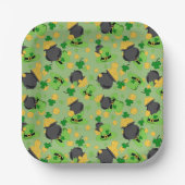 Cutesy Luck für die irische Papierplatte Pappteller (Vorderseite)