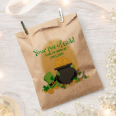 Cutesy Luck für die irischen Gefälligkeitsflaggen Geschenktütchen (Ausgeschnitten)