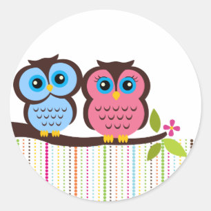Cutesy Owl Stickers
