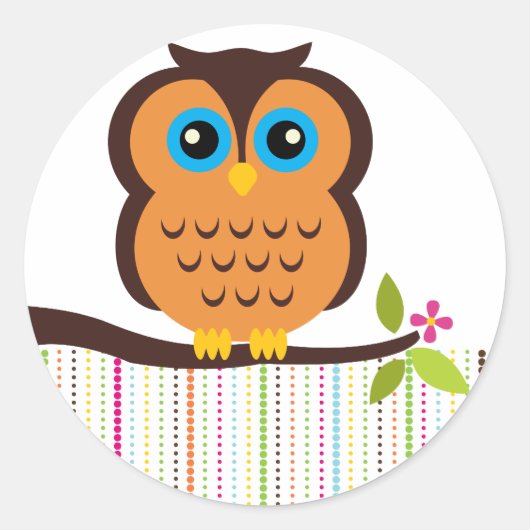 Cutesy Owl Stickers (Vorderseite)