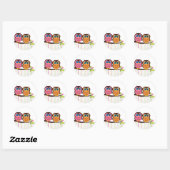 Cutesy Owl Stickers (Blatt)