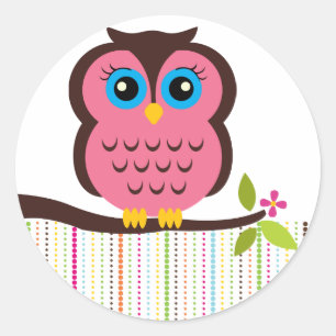 Cutesy Owl Stickers