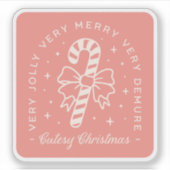 Cutesy Weihnachtscreme Aufkleber (Vorderseite)