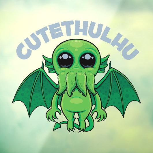 Cutethulhu Fensteraufkleber (Blatt 3)
