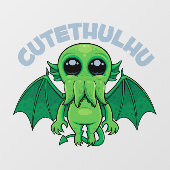 Cutethulhu Fensteraufkleber (Blatt)