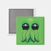Cutethulhu Niedlich Cthulhu Face Magnet (Vorderseite/Rückseite)