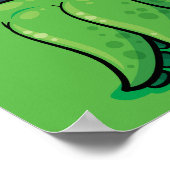 Cutethulhu Niedlich Cthulhu Face Poster (Ecke)