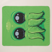 Cutethulhu Niedlich Cthulhu Face Sherpadecke (Vorderseite (Horizontal))