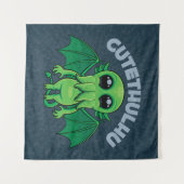 Cutethulhu Wandteppich (Vorderseite (Horizontal))