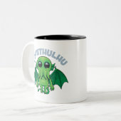 Cutethulhu Zweifarbige Tasse (Vorderseite Links)