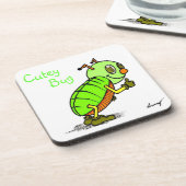 Cutey Bug Cork Untersetzer (Linke Seite)