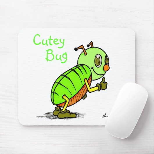 Cutey Bug Mousepad (Mit Mouse)
