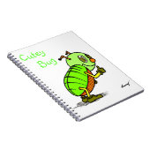 Cutey Bug Notebook Notizblock (Rechte Seite)