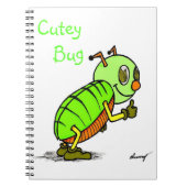 Cutey Bug Notebook Notizblock (Vorderseite)