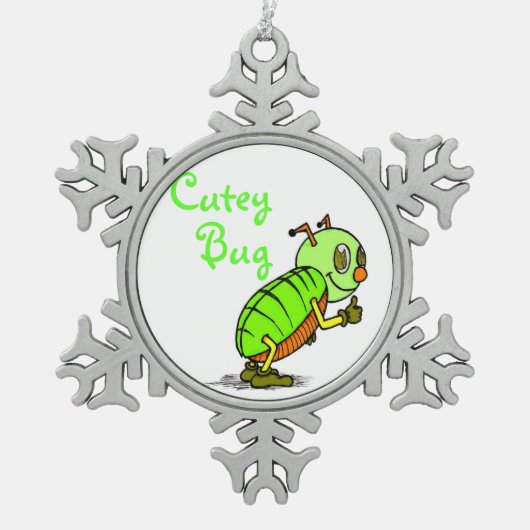 Cutey Bug Pewter Ornament (Vorderseite)