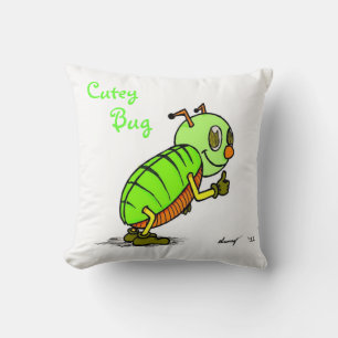 Cutey Bug Pillow Kissen