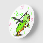 Cutey Bug Wall Clock Runde Wanduhr (Winkel)