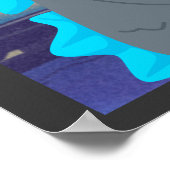 Cutezilla Adorable Monster Poster (Ecke)