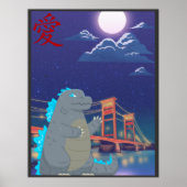 Cutezilla Adorable Monster Poster (Vorne)