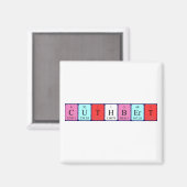Cuthbert Periodenmagnet Magnet (Vorderseite/Rückseite)