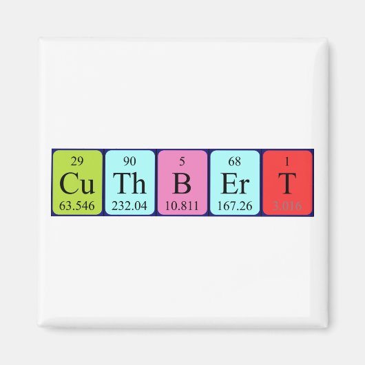 Cuthbert Periodenmagnet Magnet (Vorne)
