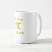 Cutie 3.14 Pi Day  Kaffeetasse (VorderseiteRechts)