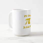 Cutie 3.14 Pi Day  Kaffeetasse (Vorderseite Links)