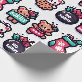 Cutie Bears and Bulbs Geschenkpapier (Ecke)