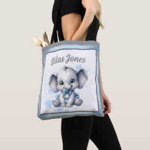 Cutie Blue Elephant - Kleine Erdnuss Tasche