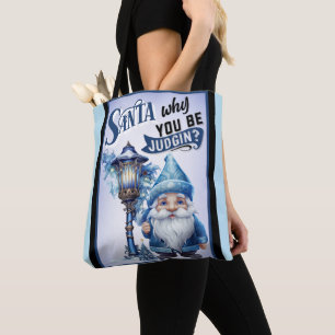 Cutie Blue Gnome Weihnachten Tasche