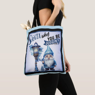 Cutie Blue Gnome Weihnachten Tasche