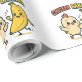 CUTIE CHICKEN BANANA! GESCHENKPAPIER (Rolleneckpunkt)