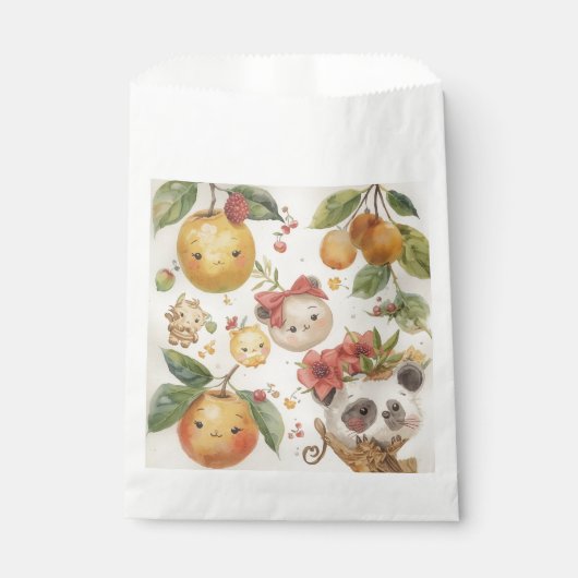 Cutie Fruitie Favour Bags Geschenktütchen (Vorderseite)