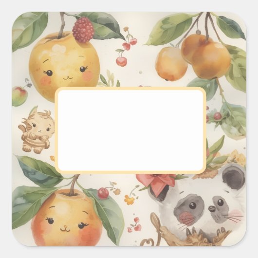 Cutie Fruitie Sticker (Vorderseite)