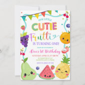 Cutie Frutti Birthday Invitation Einladung (Vorderseite)