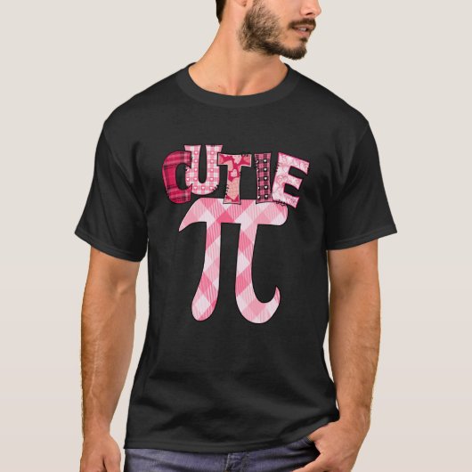 Cutie Pi Day 3 14 Math Teacher Geek Valentines Day T-Shirt (Vorderseite)