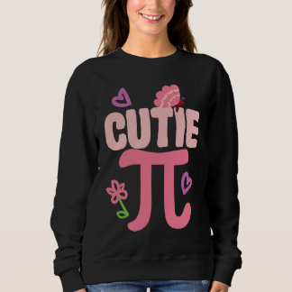Cutie Pi Day  Cute Nerd Geek Pretty Math Butterfly Sweatshirt