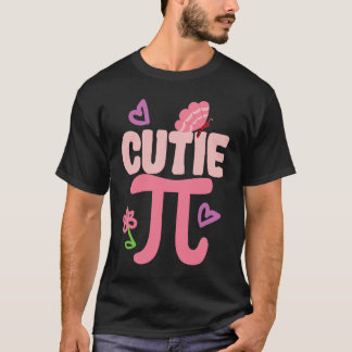 Cutie Pi Day  Cute Nerd Geek Pretty Math Butterfly T-Shirt