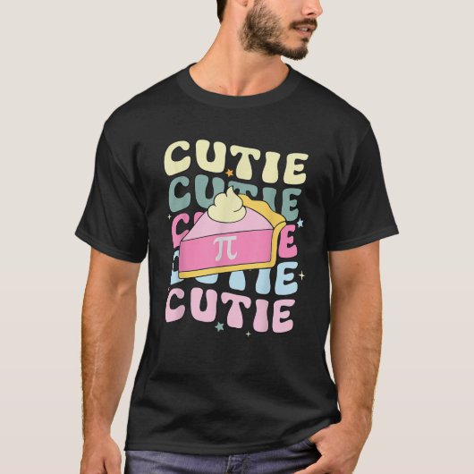 Cutie Pi Day Girls Coquette Bow Happy Pi Day Math T-Shirt (Vorderseite)