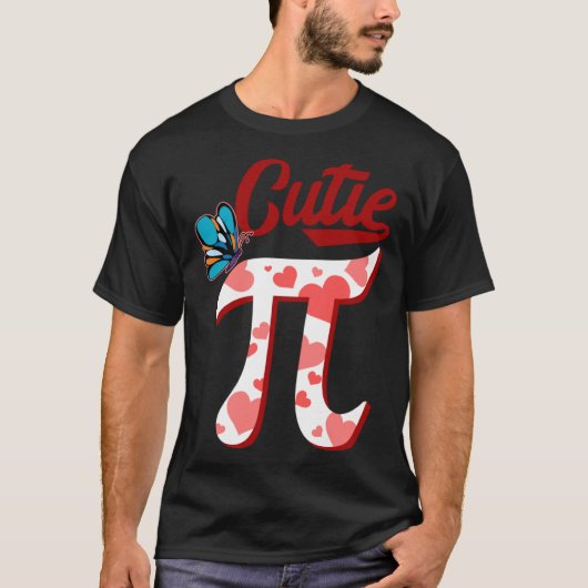 Cutie Pi Day Math for Teachers Men Women Kids T-Shirt (Vorderseite)