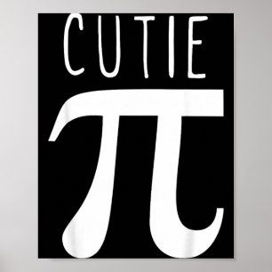 Cutie Pi Lustiger Pi-Tag Poster