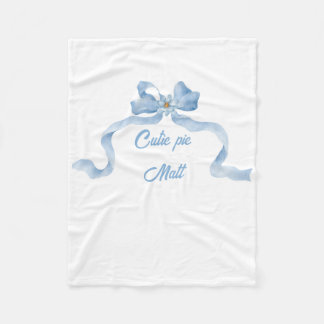 cutie pie baby fleecedecke