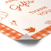 Cutie Pie Cards & Gifts Baby Shower Sign Poster (Ecke)