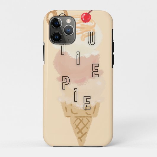Cutie Pie - Eiscreme-Handyhülle Case-Mate iPhone Hülle (Rückseite)