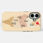 Cutie Pie - Eiscreme-Handyhülle Case-Mate iPhone Hülle (Rückseite (Horizontal))