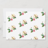 Cutie Pie | Fall Autumn Baby Shower  Dankeskarte (Rückseite)