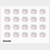 Cutie Pie Frog Sticker Cute Sparkle Frog Kawaii Ae (Blatt)