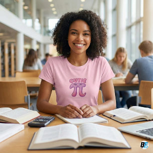 Cutie Pie Mathe-Wortspiel Süß Kawaii Pi-Tag T-Shirt