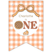 Cutie Pie Pumpkin Birthday Banner (Erste Fahne)